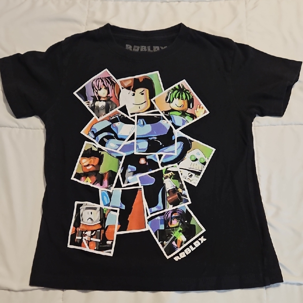 Roblox Kids Black Graphic Tee